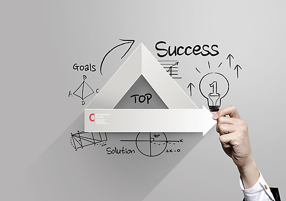 PSD 편집이미지 1 손 화살표 비즈니스 전구 성공 그래프 들기 신체부위 숫자 삼각형 솔루션 이미지편집 도형 문자 컨셉 모션 사람 파일형식