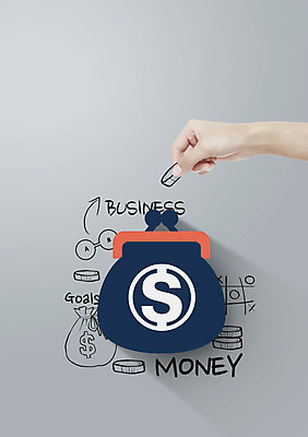 PSD 편집이미지 손 화살표 돈 비즈니스 들기 신체부위 금융 경제 달러 동전 화폐기호 지갑 돈자루 이미지편집 기호 모션 사람 재산 화폐 파일형식