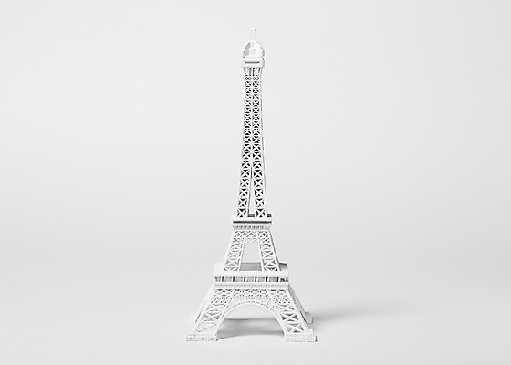 포토 JPG 스튜디오촬영 컬러 백그라운드 실내 근접촬영 사람없음 흰색 에펠탑 오브젝트 흰배경 국내포토 뷰포인트 내부 파리 랜드마크 파일형식
