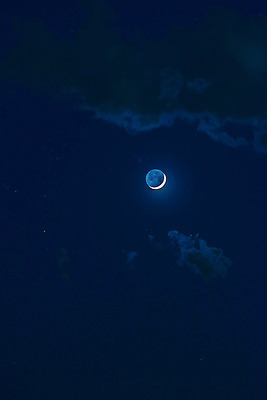 포토 JPG 구름 별 자연 밤하늘 하늘 풍경 사람없음 야외 달 초승달 국내포토 자연요소 야간 생태계 파일형식