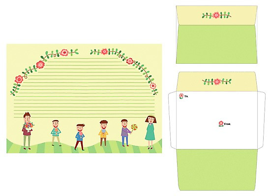 PSD 템플릿 커플 여자 남자 꽃다발 프로포즈 편지봉투 프레임 사탕 선물 틀 사람 여러명 세트 편지 편지지 레터폼 이미지템플릿 꽃 다수 관계 디저트 봉투 파일형식