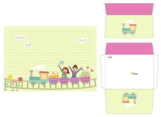 PSD 템플릿 커플 여자 남자 편지봉투 프레임 사탕 틀 사람 두명 세트 기찻길 기차 하트 편지 편지지 레터폼 이미지템플릿 모양 육상교통 관계 디저트 봉투 대중교통 파일형식