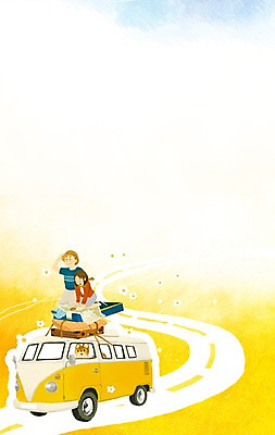 PSD 커플 여자 남자 도로 여행 백그라운드 지도 일러스트 버스 사랑 사람 두명 국내일러스트 감정 길 육상교통 관계 교통시설 대중교통 파일형식