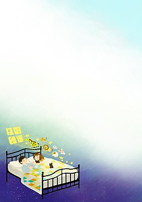 PSD 커플 여자 남자 백그라운드 일러스트 창문 사랑 사람 두명 꿈 침대 잠 국내일러스트 감정 가구 관계 파일형식