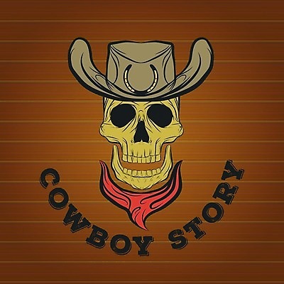 EPS 해외이미지 디자인 일러스트 라벨 미국 목장 사막 수확 카우보이 보안관 문신 심볼 복고 로데오 서쪽 옛날 총포 텍사스 해골모형 스타일 해외202004 해외일러스트 직업 북아메리카 농업 프레임 모형 방향 파일형식 벡터 이미지허브