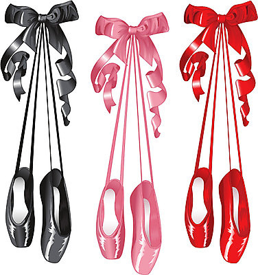 EPS 해외이미지 클립아트 여자 리본 분홍색 신발 일러스트 슬리퍼 미술 빨간색 검은색 흰색 황폐 만화 발레 활 스파이크 해외202004 해외일러스트 컬러 컨셉 문화예술 사람 춤 파일형식 벡터 이미지허브