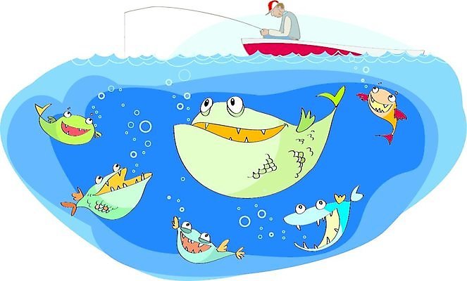 EPS 해외이미지 동물 계절 남자 스포츠 바다 여행 일러스트 자연 놀이 휴가 어류 웃음 취미 야외 물 여름 파란색 강 장비 잡기 잠 보트 그룹 큼 유혹 낚시꾼 미끼 얼레 내추럴 해외202004 해외일러스트 자연요소 컬러 컨셉 배_교통 모션 표정 사람 수중동물 크기 생태계 파일형식 벡터 이미지허브