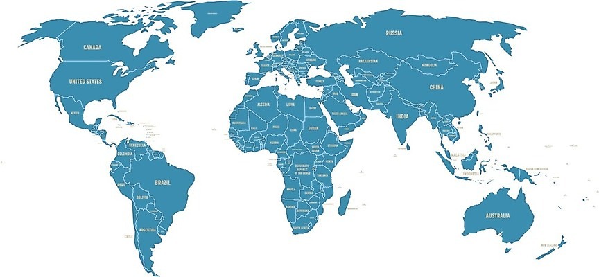 EPS 해외이미지 템플릿 디자인 교육 실루엣 유럽 아시아 지구 여행 세계지도 지도 일러스트 비즈니스 아프리카 벽지 파란색 세계 글로벌 지구본 라벨 미국 인포그래픽 흰색 이름 오세아니아 호주 땅 묘사 대륙 심플 윤곽 지형 고립 전국 지도책 지리 디테일 해외202004 해외일러스트 나라 컬러 북아메리카 프레임 촬영기법 책 파일형식 벡터 이미지허브