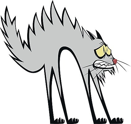 EPS 해외이미지 동물 캐릭터 일러스트 포유류 수염 털 서기 그래픽 반려동물 고양이 할로윈 분노 강아지 시원함 무서움 만화 고민 그림 창백 마스코트 호러 해외202004 해외일러스트 일러캐릭터 감정 모션 개 공포 파일형식 벡터 이미지허브