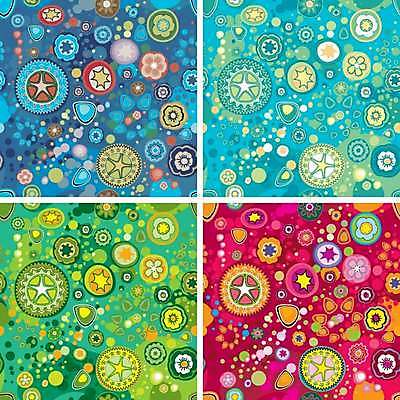 EPS 해외이미지 식물 디자인 꽃 별 백그라운드 꽃무늬 패턴 일러스트 청소년 자연 벽지 추상 그래픽 장식 빨간색 초록색 파란색 컬러풀 노란색 우주 활발 직물 신선 타일 포장지 복고 펑키 팝 해외202004 해외일러스트 자연요소 컬러 컨셉 무늬 포장 사람 생태계 파일형식 벡터 이미지허브