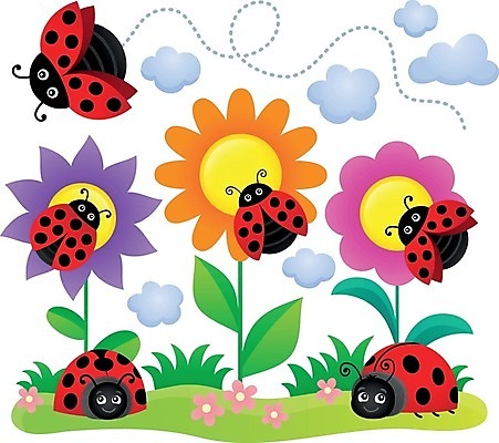 EPS 해외이미지 모양 식물 캐릭터 디자인 계절 꽃잎 꽃 행복 곤충 날개 일러스트 자연 미술 장식 여름 정원 봄 벚꽃 점 벌레 딱정벌레 무당벌레 고립 테마 스타일 해외202004 해외일러스트 일러캐릭터 동물 감정 문화예술 생태계 파일형식 벡터 이미지허브