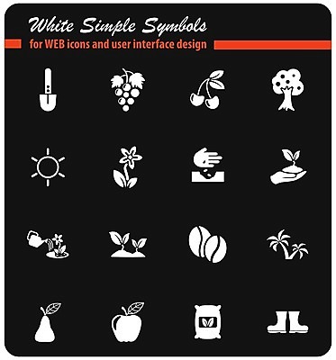 EPS 해외이미지 나무 식물 꽃 커피 가방 과일 일러스트 포도 부츠 씨앗 농작물 야자수 태양 물뿌리개 흰색 체리 사과 삽 심볼 물주기 묘목 작살 해외202004 해외일러스트 자연요소 잡화 음료 컬러 신발 농업 모션 파일형식 벡터 이미지허브