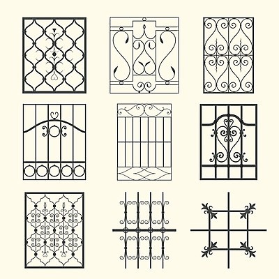 EPS 해외이미지 디자인 백그라운드 꽃무늬 패턴 곡선 일러스트 창문 프레임 나선형 그래픽 장식 울타리 세트 금속 회색 수확 골동품 소용돌이 중세 역사 클래식 우아함 수집 철 그림 복고 대문 고립 대장장이 엘리먼트 옛날 철책 스타일 해외202004 해외일러스트 꽃 선 컬러 컨셉 무늬 농업 재질 담장 문 회오리 파일형식 벡터 이미지허브