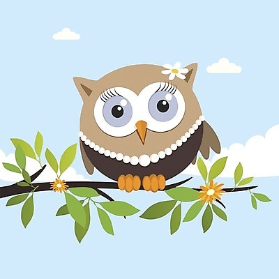 EPS 해외이미지 나무 동물 구름 디자인 남자 꽃 행복 백그라운드 일러스트 조류 하늘 사랑 초록색 파란색 태양 봄 나뭇가지 인사 플랫 만화 부엉이 해외202004 해외일러스트 자연요소 식물 계절 감정 컬러 사람 예절 파일형식 벡터 이미지허브