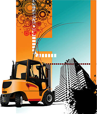 EPS 해외이미지 스포츠 일러스트 자동차 추상 건물 장식 도시 땅 기중기 공상 짐차 지게차 구성 그런지 깊이 스타일 해외202004 해외일러스트 건축물 육상교통 무늬 중장비 파일형식 벡터 이미지허브