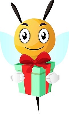 EPS 해외이미지 동물 캐릭터 디자인 행복 곤충 일러스트 휴가 선물 사랑 그래픽 장식 선물상자 상자 컬러풀 노란색 파티 놀람 축하 잡기 생일 달콤 만화 벌 패키지 꿀 찌르기 해외202004 해외일러스트 일러캐릭터 기념일 감정 컬러 컨셉 모션 표정 이벤트 맛 파일형식 벡터 이미지허브