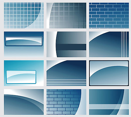 EPS 해외이미지 템플릿 선 벽 파도 백그라운드 곡선 일러스트 비즈니스 추상 벽돌 파란색 빛 세트 공백 신용카드 발표 수집 레이아웃 마케팅 엘리먼트 카피스페이스 해외202004 해외일러스트 바다 컬러 무늬 금융 파일형식 벡터 이미지허브