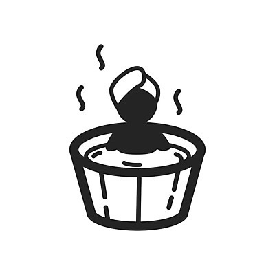 EPS 해외이미지 선 일러스트 휴식 치료 스파 만화 심플 얇은 해외202004 해외일러스트 컨셉 의학 파일형식 벡터 이미지허브