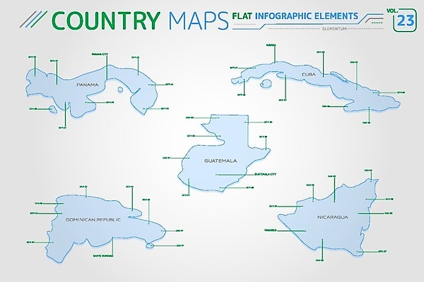 EPS 해외이미지 모양 디자인 지구 선 여행 백그라운드 지도 인터넷 일러스트 비즈니스 그래픽 세계 글로벌 인포그래픽 경계선 도시 발표 뉴스 플랫 땅 대륙 비전 지역 쿠바 해결 공화국 과테말라 니카라과 마케팅 인터페이스 지리 파나마 해외202004 해외일러스트 나라 남아메리카 중앙아메리카 경계 파일형식 벡터 이미지허브