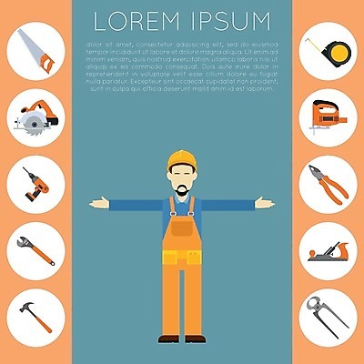 EPS 해외이미지 손 디자인 배너 산업 일러스트 주택 건물 세트 페인트 장비 기구 도구 공구 나사 스패너 업무 플랫 수리 망치 수집 목수 심볼 측정 사인 목공예 펜치 정비공 주인 DIY 유지 계약자 고립 송곳 업그레이드 하드웨어 해외202004 해외일러스트 직업 건축물 취미 신체부위 컴퓨터 작업 기술자 공예 계약 파일형식 벡터 이미지허브