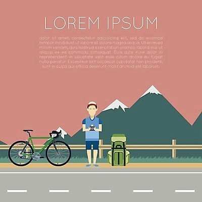 EPS 해외이미지 캐릭터 라이프스타일 디자인 배너 공원 도로 스포츠 여행 백그라운드 일러스트 배낭 교통시설 자연 하늘 휴가 산 건강 풍경 소년 야외 여름 운동 자전거 바퀴 플랫 승차 숲 헬멧 만화 순환 사이클링 고립 라이더 바이킹 해외202004 해외일러스트 일러캐릭터 계절 공공시설 남자 길 어린이 교통 가방 모션 생활 바이크 보호장비 육상스포츠 시설 생태계 파일형식 벡터 이미지허브