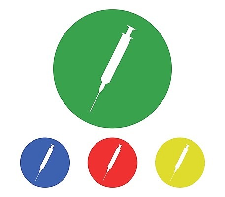 EPS 해외이미지 일러스트 건강 병원 주사기 약 약국 심볼 사인 백신 복용 해외202004 해외일러스트 의학 의료기기 파일형식 벡터 이미지허브