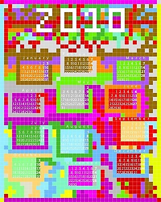 EPS 해외이미지 디자인 계절 일러스트 미래 새로움 컬러풀 사무실 다이어리 달력 시간 일주일 날짜 계획표 연도 약속 정사각형 대추 월 해외202004 해외일러스트 도형 컬러 컨셉 비즈니스 사무용품 계획 파일형식 벡터 이미지허브