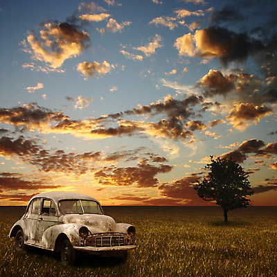 포토 JPG 해외이미지 나무 구름 자동차 하늘 풍경 사람없음 일몰 버리기 한조각 깨짐 옛날 해외202004 해외포토 자연요소 식물 1 육상교통 컨셉 모션 노을 파일형식 이미지허브