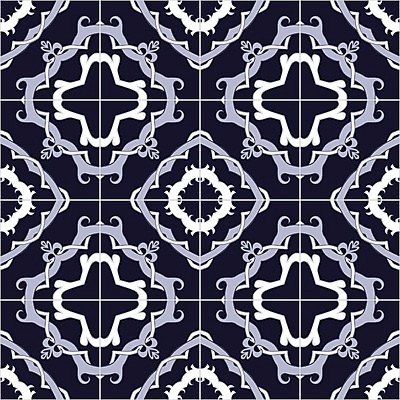 EPS 해외이미지 전통 디자인 패턴 일러스트 벽지 추상 장식 파란색 흰색 포르투갈 타일 묘사 정사각형 모자이크 스페인어 아라베스크 엘리먼트 튀니지 해외202004 해외일러스트 도형 유럽 컬러 무늬 아프리카 파일형식 벡터 이미지허브