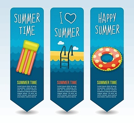 EPS 해외이미지 배너 세로배너 파도 일러스트 사다리 수영장 사람없음 파란색 하트 비치베드 튜브 배너세트 해외202004 해외일러스트 모양 바다 컬러 세로 세트 도구 파일형식 벡터 이미지허브