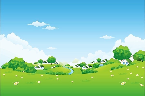 EPS 해외이미지 나무 식물 구름 꽃 백그라운드 잎 밭 일러스트 자연 하늘 주택 풍경 야외 건물 초록색 여름 파란색 강 마을 환경 봄 땅 언덕 장면 내추럴 캐모마일 수평선 해외202004 해외일러스트 자연요소 건축물 계절 컬러 농업 허브 생태계 파일형식 벡터 건축 산업 이미지허브