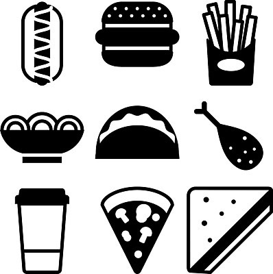 EPS 해외이미지 실루엣 커피 음료 빵 일러스트 피자 파스타 샌드위치 스파게티 육류 사람없음 세트 식당 검은색 식사 튀김 햄버거 아침식사 속도 핫도그 점심식사 소다 치즈버거 해로움 해외202004 해외일러스트 음식 컬러 컨셉 식재료 패스트푸드 서양음식 촬영기법 상점 파일형식 벡터 이미지허브