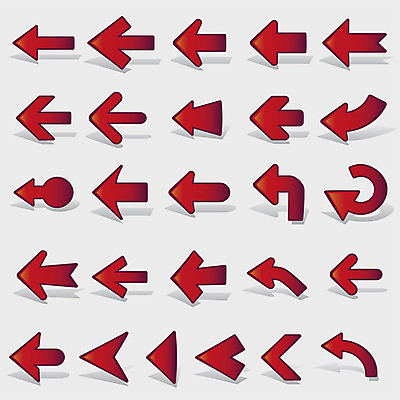 EPS 해외이미지 디자인 일러스트 비즈니스 모션 화살 그림자 장식 빨간색 세트 3D 환경 웹 재활용 정보 가리킴 원형 연결 수집 방향 심볼 사인 엘리먼트 해외202004 해외일러스트 도형 컬러 인터넷 손짓 디지털합성 친환경 파일형식 벡터 이미지허브