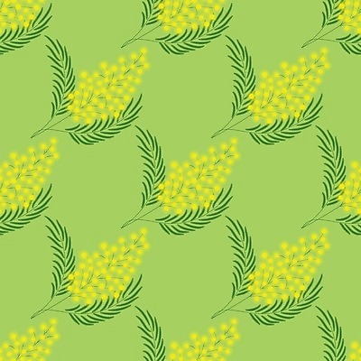 EPS 해외이미지 나무 식물 꽃 잎 패턴 일러스트 자연 벽지 세트 노란색 머리 벚꽃 나뭇가지 개화 만화 수집 싱글 그림 아카시아 해외202004 해외일러스트 컬러 무늬 신체부위 생태계 파일형식 벡터 이미지허브