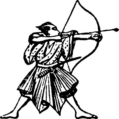 EPS 해외이미지 선 일러스트 미술 검은색 수확 흰색 목표 발사 그림 판화 궁수 해외202004 해외일러스트 컬러 컨셉 농업 문화예술 파일형식 벡터 이미지허브