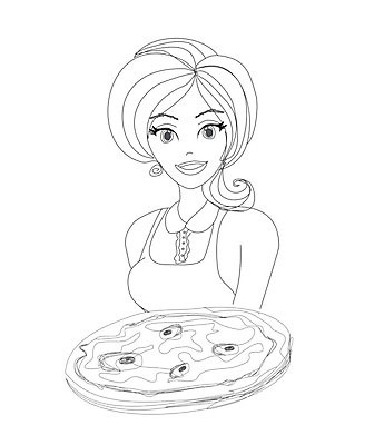 EPS 해외이미지 직업 라이프스타일 여자 행복 음식 유니폼 2 다이어트 채소 일러스트 장난 피자 요리 미소 사람 성인 주방 식당 요리사 식사 샐러드 흰색 아내 맛 낙서 웨이트리스 직원 서비스 메뉴 준비 레시피 앙트레 해외202004 해외일러스트 옷 감정 컬러 컨셉 패스트푸드 서양음식 표정 건강 생활 상점 종업원 파일형식 벡터 이미지허브