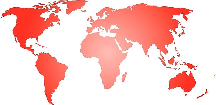 EPS 해외이미지 디자인 유럽 아시아 지구 여행 백그라운드 세계지도 지도 일러스트 비즈니스 통신 아프리카 벽지 표면 추상 미술 경사 그래픽 빨간색 세계 글로벌 지구본 미국 행성 흰색 원형 호주 땅 대륙 심플 남쪽 고립 지도책 지리 해외202004 해외일러스트 도형 나라 컬러 북아메리카 무늬 문화예술 책 우주 오세아니아 방향 파일형식 벡터 이미지허브
