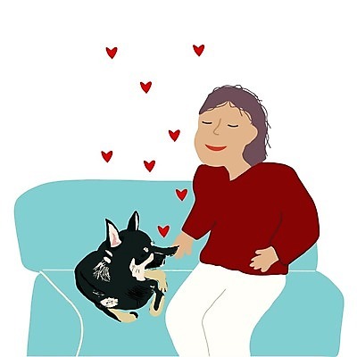 EPS 해외이미지 동물 캐릭터 여자 행복 일러스트 가족 휴식 주택 함께함 실내 건강 사랑 미소 안전 사람 앉기 반려동물 소파 컬러풀 유행 플랫 개 만화 장면 주인 수의사 스칸디나비아 스타일 해외202004 해외일러스트 일러캐릭터 감정 컬러 컨셉 의자 포유류 관계 모션 표정 내부 건물 의사 파일형식 벡터 이미지허브