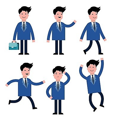 EPS 해외이미지 캐릭터 남자 행복 감정 컨셉 서류가방 일러스트 비즈니스 넥타이 기념 서기 사람 정장 세트 달리기 걷기 점프 산책 표현 잡기 퍼즐 발표 만화 고립 혼란 해외202004 해외일러스트 일러캐릭터 잡화 옷 가방 모션 휴식 파일형식 벡터 이미지허브