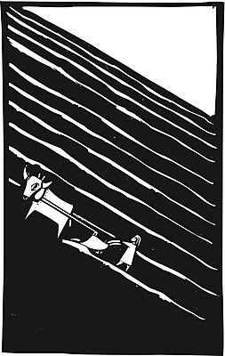 EPS 해외이미지 산업 음식 밭 일러스트 농장 수확 업무 소 역사 목판화 심기 쟁기 해외202004 해외일러스트 농업 포유류 모션 작업 파일형식 벡터 이미지허브