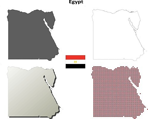 EPS 해외이미지 실루엣 지도 일러스트 아프리카 이집트 공백 경계선 윤곽 영토 모자이크 사하라 고립 카이로 디테일 해외202004 해외일러스트 나라 선 촬영기법 사막 경계 파일형식 벡터 이미지허브