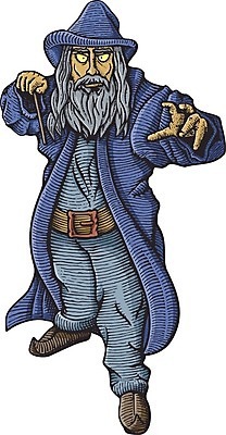 EPS 해외이미지 일러스트 지팡이 수염 잉크 마법사 마술사 가운 스케치 공상 마법 목판화 옛날 해외202004 해외일러스트 옷 미술 마술 파일형식 벡터 이미지허브