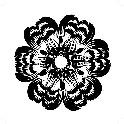 EPS 해외이미지 디자인 꽃 백그라운드 잎 일러스트 수채화 미술 사람없음 검은색 원형 해외202004 해외일러스트 도형 식물 컬러 문화예술 파일형식 벡터 이미지허브