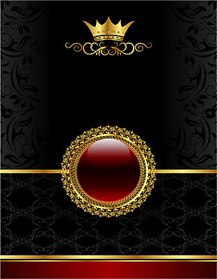 EPS 해외이미지 템플릿 디자인 기념일 꽃무늬 패턴 곡선 일러스트 검은배경 왕관 프레임 장식 라벨 카펫 수확 골동품 화려 재산 황금 고급 우아함 복고 방패 해외202004 해외일러스트 꽃 선 백그라운드 컨셉 무늬 농업 이벤트 금융 검은색 파일형식 벡터 이미지허브