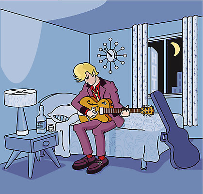 EPS 해외이미지 음료 음악 시계 50대 패턴 일러스트 호텔 정장 파란색 음악가 방 수확 달 기타 침대 램프 알코올 야간 사인 복고 기타리스트 여관 재즈 우울감 위스키 혼자 해외202004 해외일러스트 자연요소 직업 옷 감정 컬러 중년 가구 무늬 농업 숙소 현악기 문화예술 조명 주류 연주자 파일형식 벡터 이미지허브