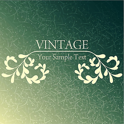 EPS 해외이미지 백그라운드 잎 일러스트 타이포그라피 사람없음 초록색 빈티지 그라데이션 잎줄기 해외202004 해외일러스트 식물 문자 줄기 컬러 컨셉 파일형식 벡터 이미지허브