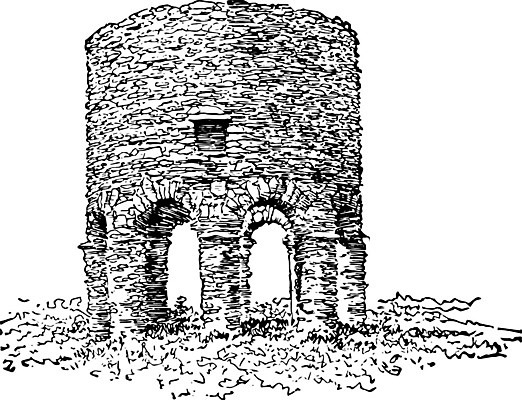 EPS 해외이미지 선 섬 일러스트 건축양식 미술 탑 검은색 바위 흰색 그림 판화 옛날 해외202004 해외일러스트 건축물 건축 컬러 문화예술 파일형식 벡터 이미지허브
