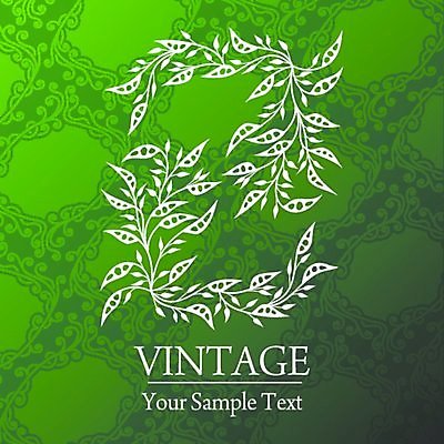 EPS 해외이미지 식물 꽃 백그라운드 잎 꽃무늬 곡선 일러스트 프레임 사람없음 해외202004 해외일러스트 선 무늬 파일형식 벡터 이미지허브