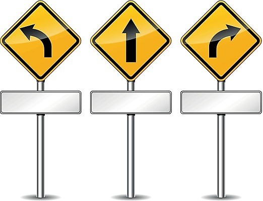 EPS 해외이미지 포크 일러스트 광고판 경고 안전 노란색 정보 흰색 표지판 메시지 왼쪽 도로표지판 공지사항 해외202004 해외일러스트 식기 도로 컬러 알림판 방향 판 파일형식 벡터 이미지허브