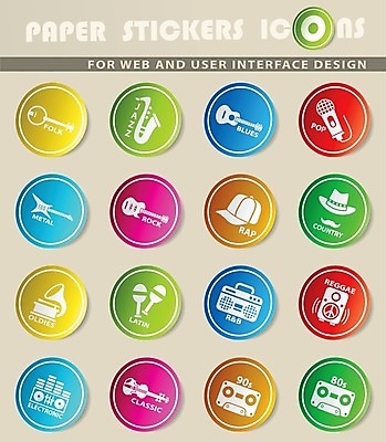 EPS 해외이미지 종이 음악 스티커 일러스트 뿔 여러명 라벨 소리 기타 클래식 심볼 전자 재즈 랩 뮤지컬 블루스 엘리먼트 팝 해외202004 해외일러스트 다수 컨셉 현악기 문화예술 프레임 사람 파일형식 벡터 이미지허브